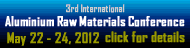 3rd International Aluminium Raw Materials Conference
