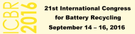 21st International Congress for Battery Recycling ICBR 2016