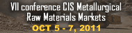 VII conference CIS Metallurgical Raw Materials Markets