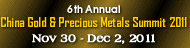 6th Annual China Gold & Precious Metals Summit 2011